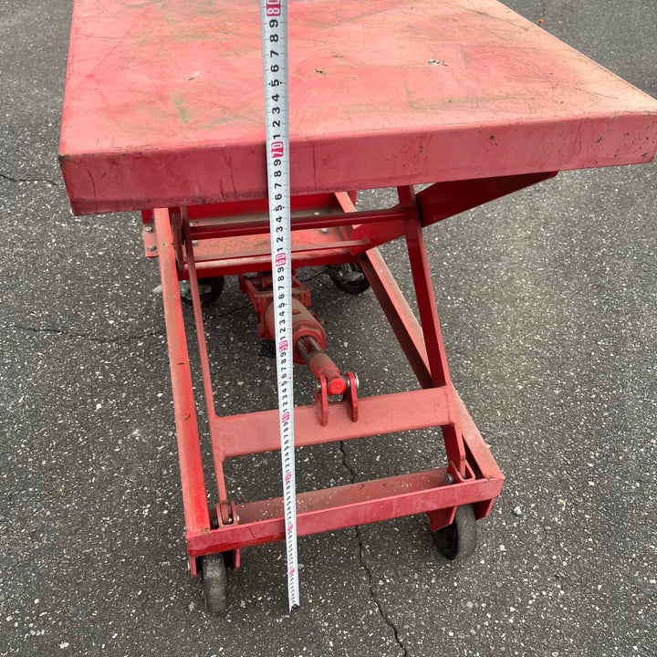 【店頭受取り限定】油圧台車 メーカー・型式・能力不明 300kg? 錆びあり 保証なし【岩槻店】
