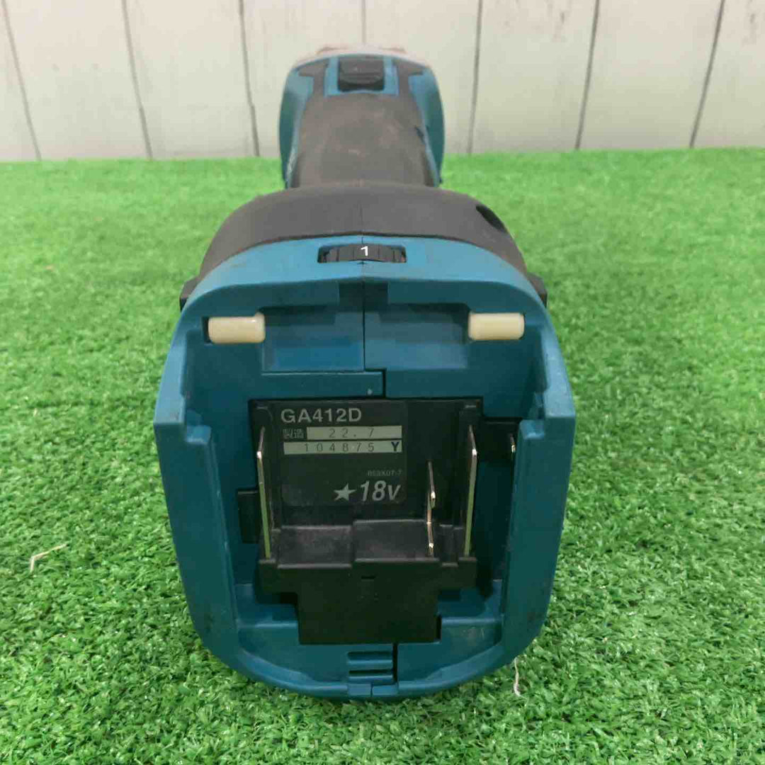 ★マキタ(makita) 100mmコードレスディスクグラインダ GA412DZ 18V 動作確認済【川口店】