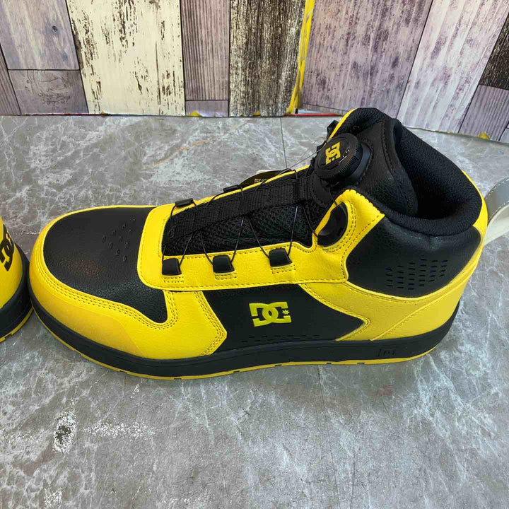 ◇DC WORKCREW 安全靴 イエローブラック 27.0cm DP005701【八潮店】