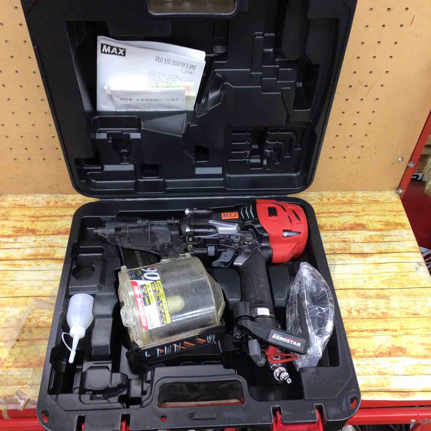 ☆マックス(MAX) 高圧エア釘打ち機 HN-90N6(D)-G【川崎店】 – アクト