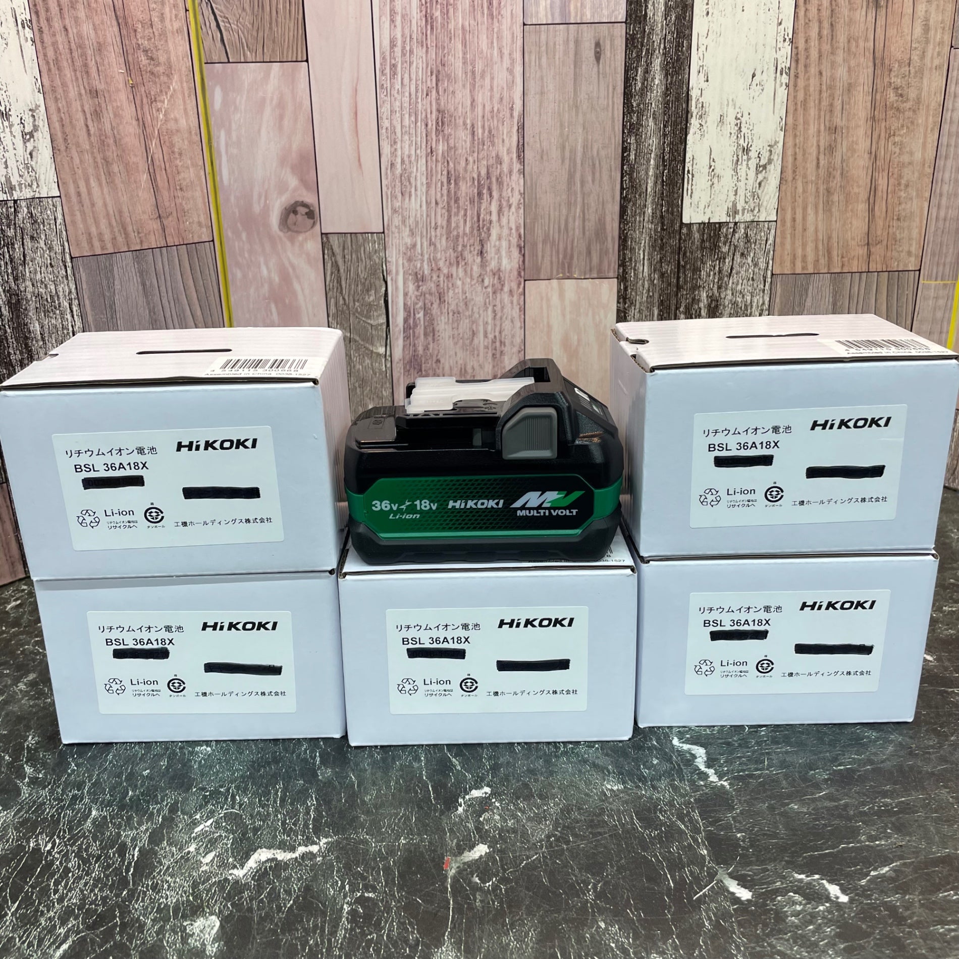 新品商品〛Hi KOKI リチウムイオン電池 BSL 36A18X 5個
