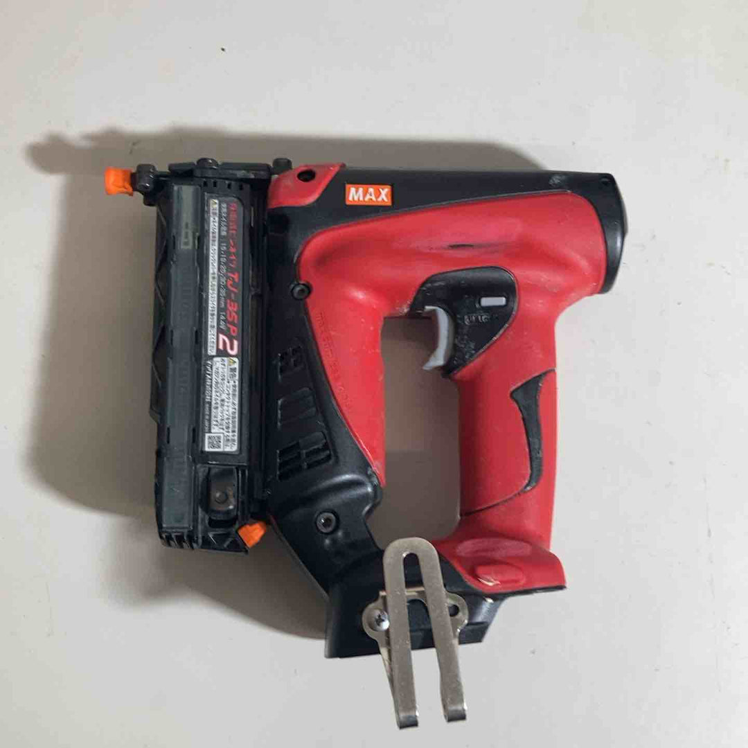 ◇マックス(MAX) コードレスピンネイラ TJ-35P2　充電器、10.8V3Ahバッテリー1つ付属【戸田店】