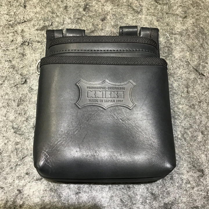 【美品】KNICKS(ニックス) ヌメ革2段建築用腰袋 KBS-201BA【桶川店】