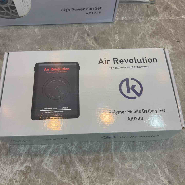 ◇Air Revolution 空調服 ファン バッテリーセット 4Lサイズ AR123【八潮店】