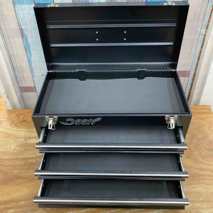 【中古品 / 店頭受取り限定】DEEN 3段チェスト 5段コンパクトキャビネットセット DNX2205ASET-- 黒 ブラック【千葉県柏市】