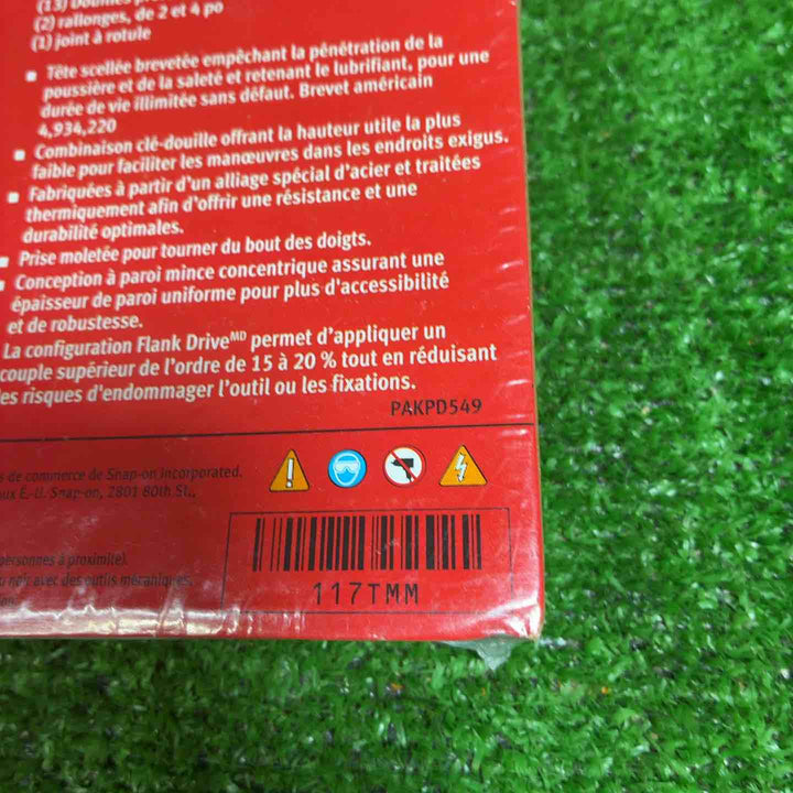 スナップオン  Snap-on 1/4" ラチェット エクステンション ソケット セット  117TMM【藤沢店】