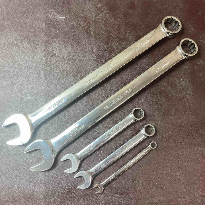 【中古品】 スナップオン(Snap-on) コンビネーションレンチ コラボセット 計5本 OEXM230B・240B OEXM7B・13B・14B 【東大和店】