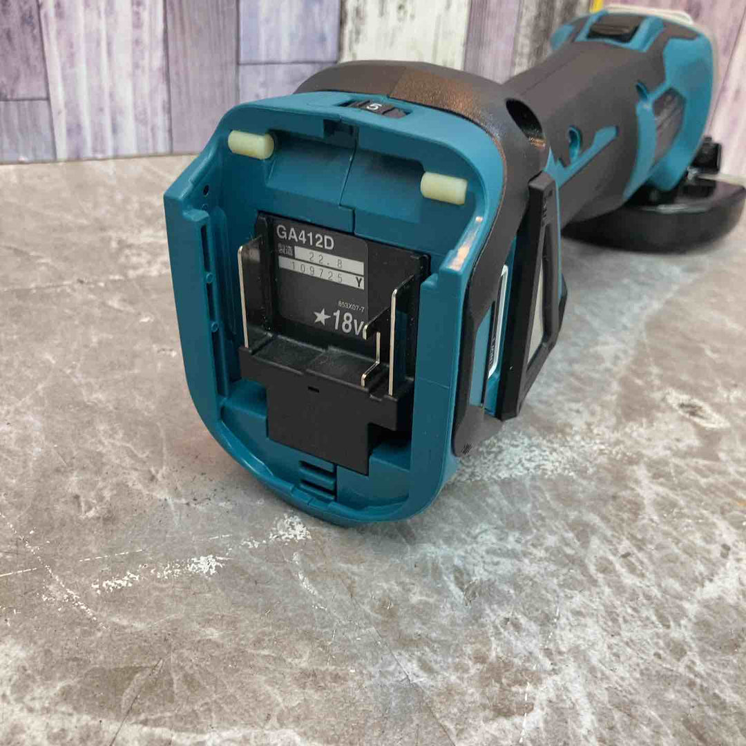 ★マキタ(makita) 100mmコードレスディスクグラインダ GA412DZ【八潮店】