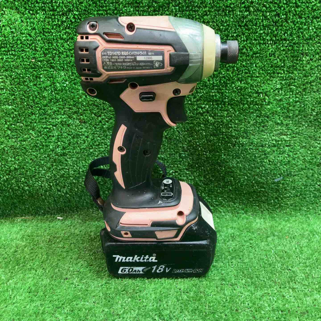 ★マキタ(makita) コードレスインパクトドライバー TD147DRFXP【川越店】