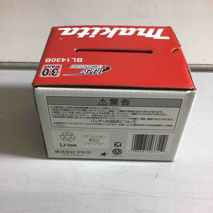 ★マキタ(makita) リチウムイオンバッテリー 14.4V/3.0Ah BL1430B【戸田店】