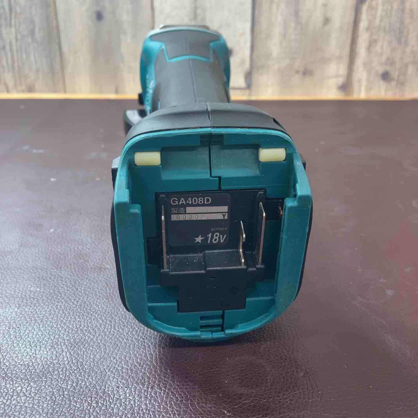 マキタ makita GA408D ディスクグラインダ 中古品 バッテリ18V 1.5Ah一個 ※充電器無 100mm 【ハンズクラフト宜野湾店】 中古品】 マキタ(makita) 18V 100mmコードレスディスクグラインダ