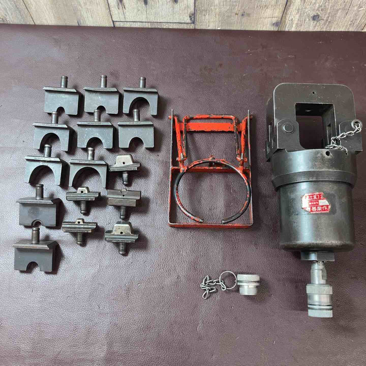 【中古品】 泉精器(イズミ/IZUMI) 端子圧着油圧式工具 12号S、油圧ヘッド分離式工具 12号A、12号K-1 ヘッド部のみ3点 【東大和店】