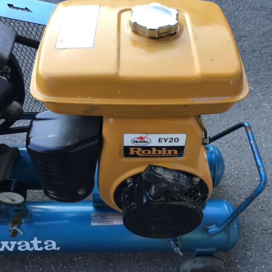 【中古・店頭受取り限定】 アネスト岩田 IWATA 3馬力 エンジンコンプレッサ SUE-222PB 【桶川店】