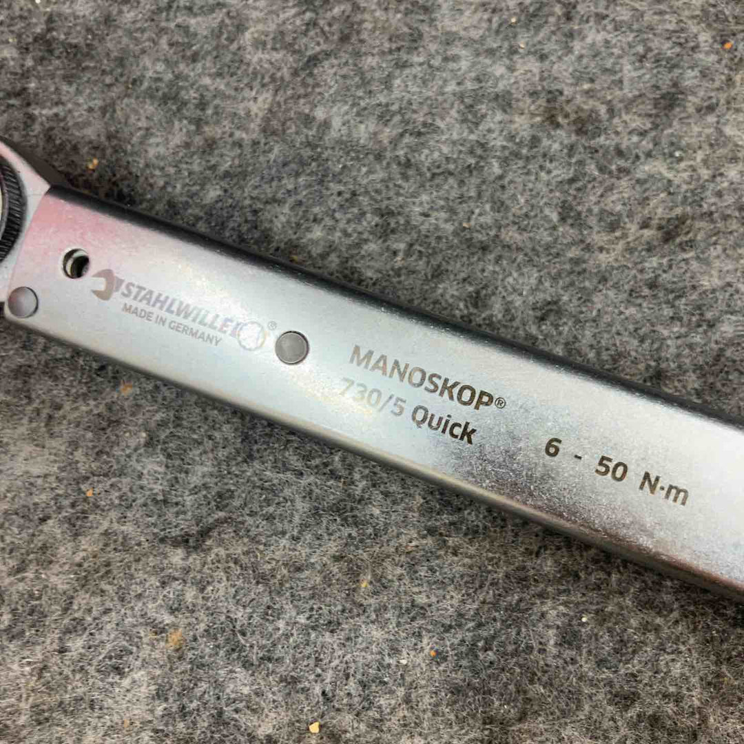 【現状品】◇スタビレー(STAHLWILLE) 730/5クイック トルクレンチ ラチェットヘッド付 MANOSKOP 730/5QUICK-JP 6-50Nm【鴻巣店】