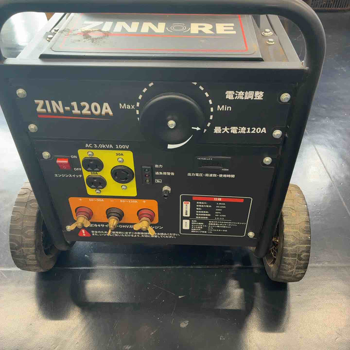 【店頭受取り限定】zinnore　エンジン溶接機 ウェルダー　ZIN-120A【藤沢店】