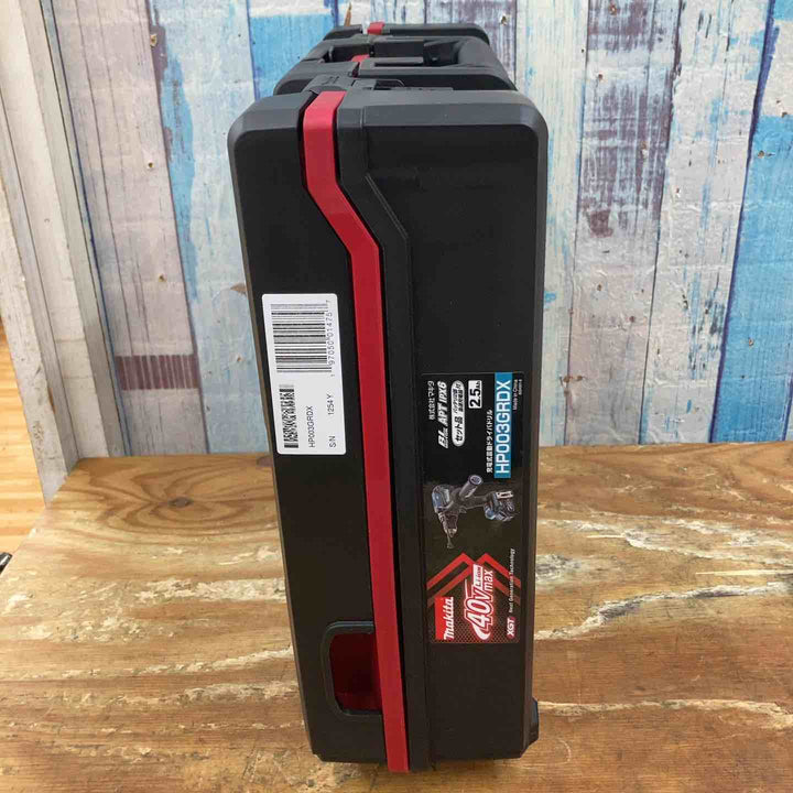 送料無料【未使用品】純正 マキタ(makita) コードレス振動ドリルドライバー HP003GRDX 40V 180N・m フルセット【柏店】