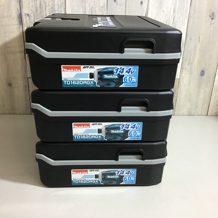 【未使用品】マキタ makita TD162DRGX 充電式 14.4V インパクトドライバ  3台セット【戸田店】