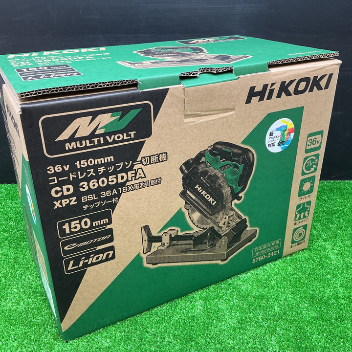 【未使用品】ハイコーキ(HIKOKI ※旧:日立工機) コードレスチップソーカッタ CD3605DFA(XPZ)【電材館越谷店】