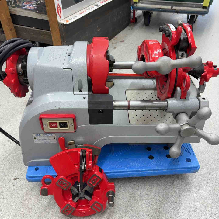 【店頭受取り限定】★レッキス(REX) パイプマシン(切削ねじ加工機) F50AⅢ F50A3 ねじ切り機【八潮店】