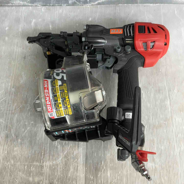 ★マックス(MAX)  高圧エア釘打ち機 HN-65N4(D)-G【草加店】