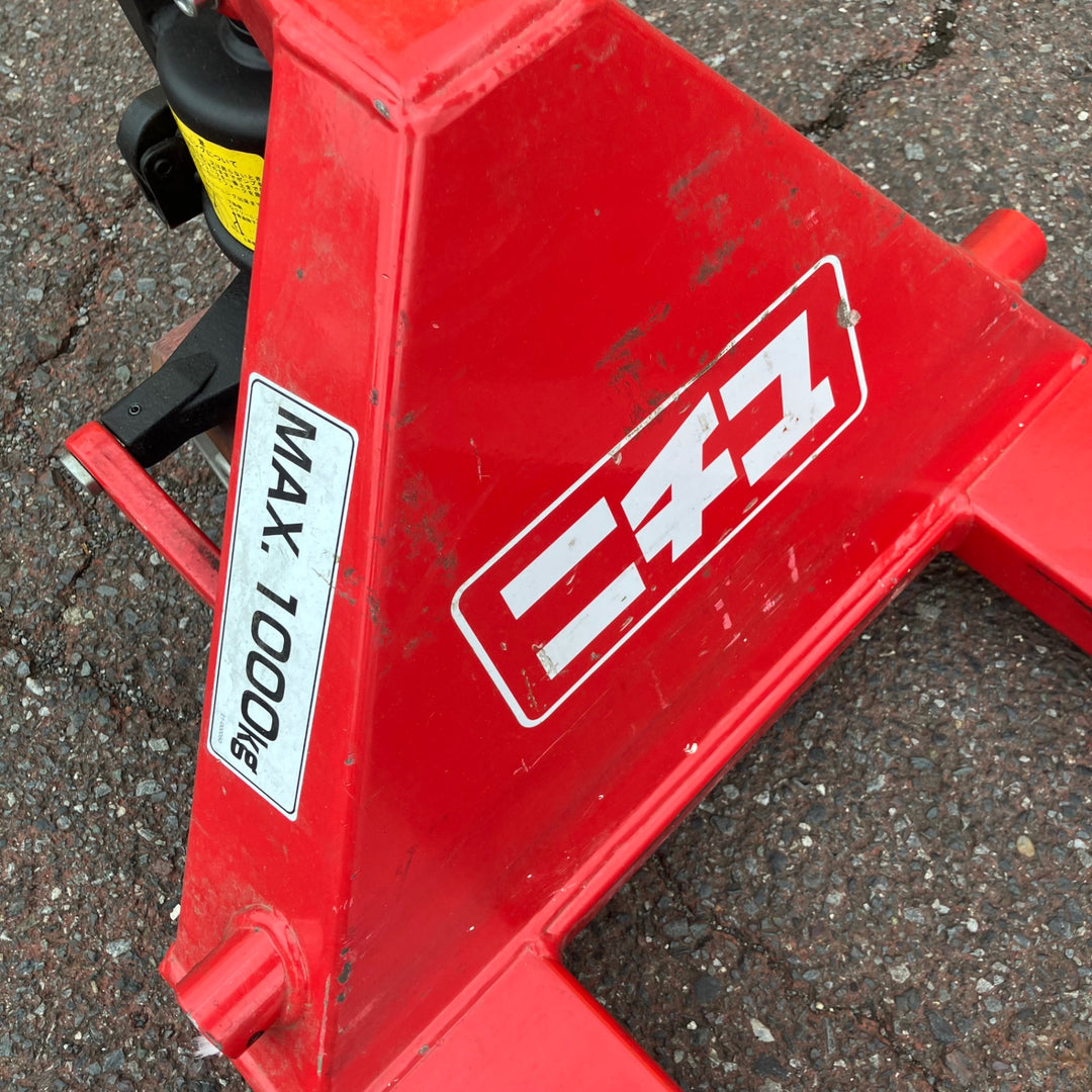 【店頭受取り限定】ニチユ ハンドパレット パレットトラック PT10S-18-100 耐荷重1000kg 爪長さ 1000mm【越谷店】