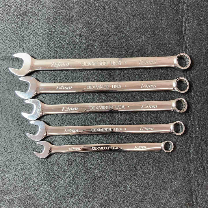 【中古美品】 Snap-on(スナップオン) OEXM100B/120B/130B/140B/150B フランクドライブコンビネーションレンチ 5本セット 【東大和店】