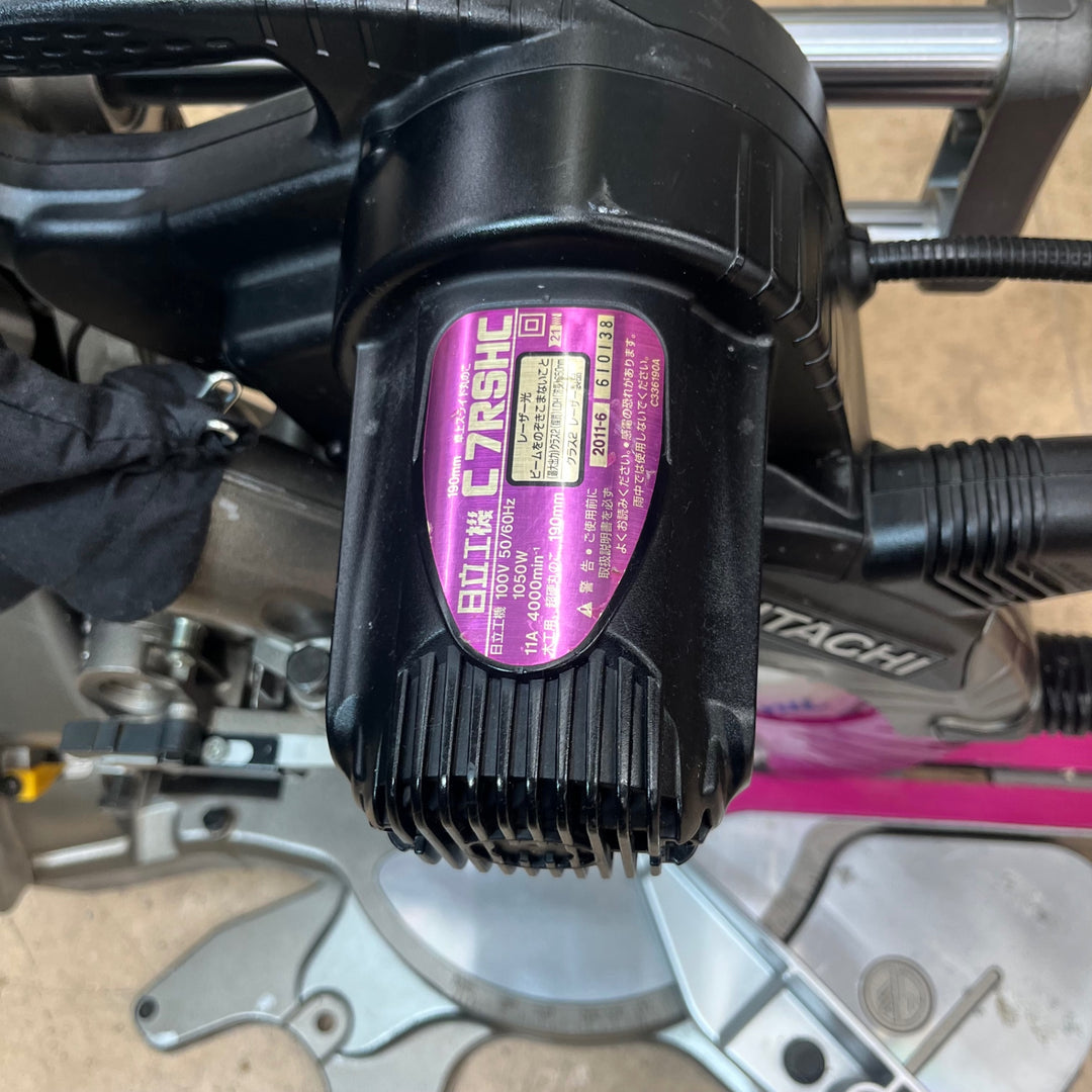 【中古品】★ハイコーキ(HIKOKI ※旧:日立工機) 卓上スライド丸のこ C7RSHC【東大和店】