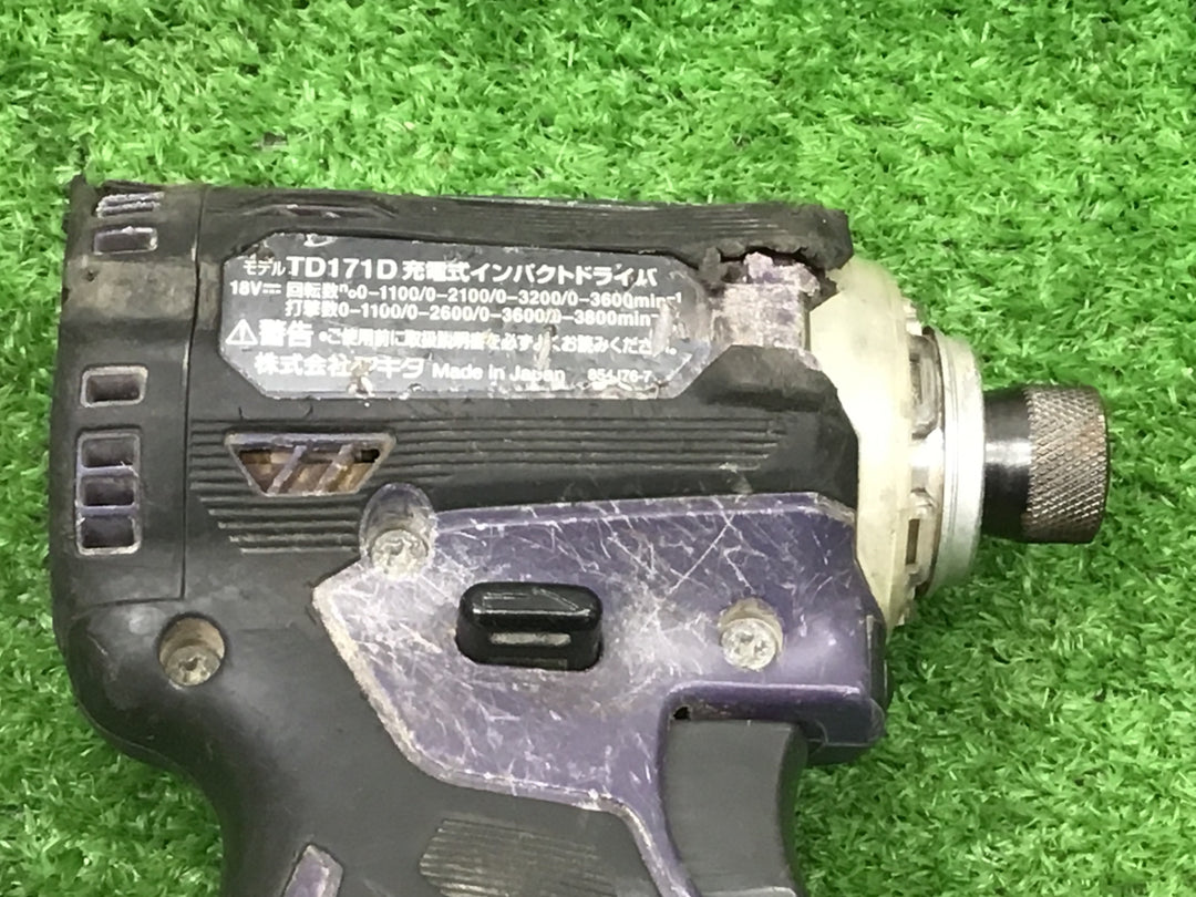 【現状品】☆マキタmakita コードレスインパクトドライバー TD171DZAP【富山店】●Y6