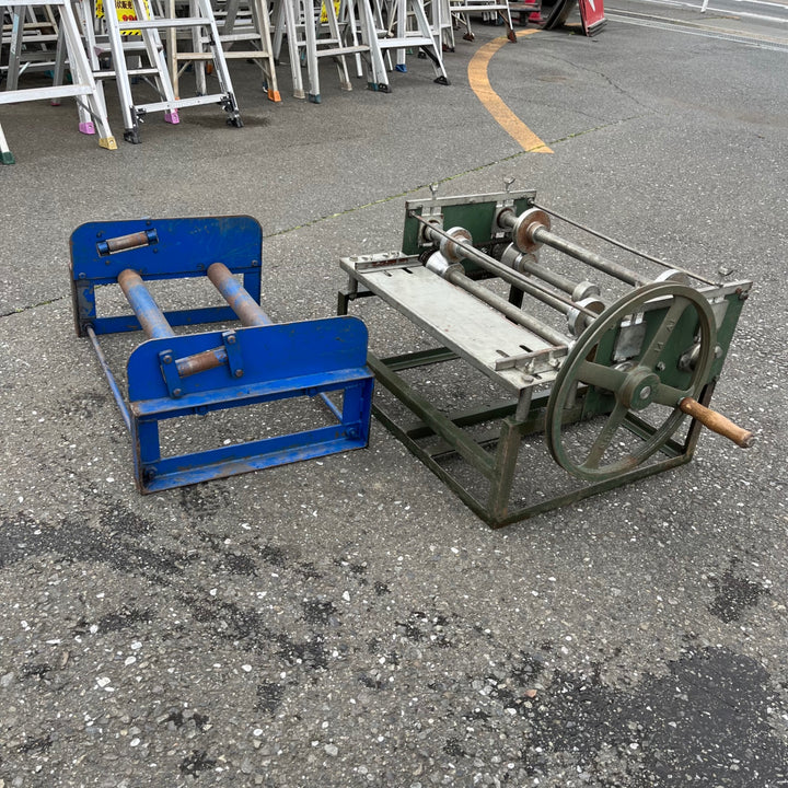【中古品/店頭受取り限定】メーカー不明 手動曲げ機 ロール成形機 メタルシートベンダー 鈑金機械 屋根 トタン【東大和店】
