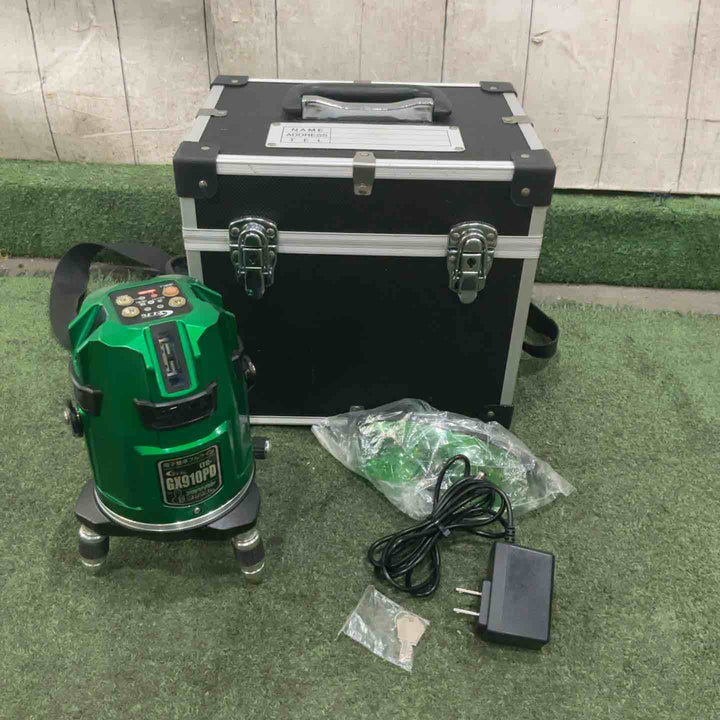 ◇テクノ販売(LTC) 水平/垂直グリーンラインレーザー墨出し器 GX910PD 動作確認済【川口店】