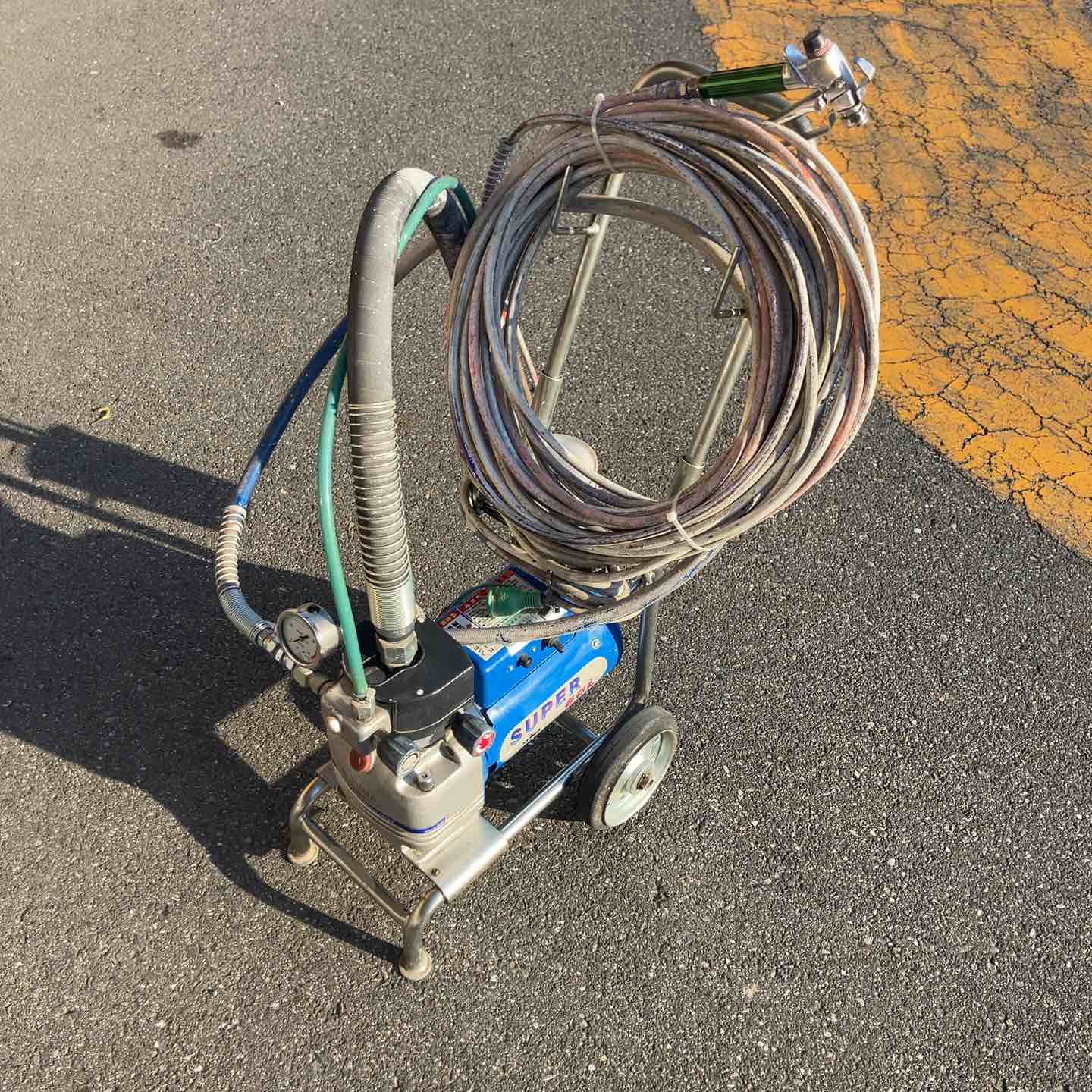 未使用品】【通電OK】【店頭引取限定】seiwa 精和産業 エアレス塗装機