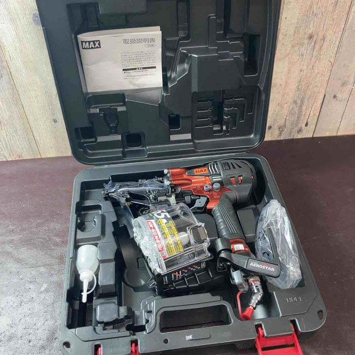 【未使用(店頭展示品)】マックス(MAX) 高圧エア釘打ち機 HN-65N4(D)-R【東大和店】