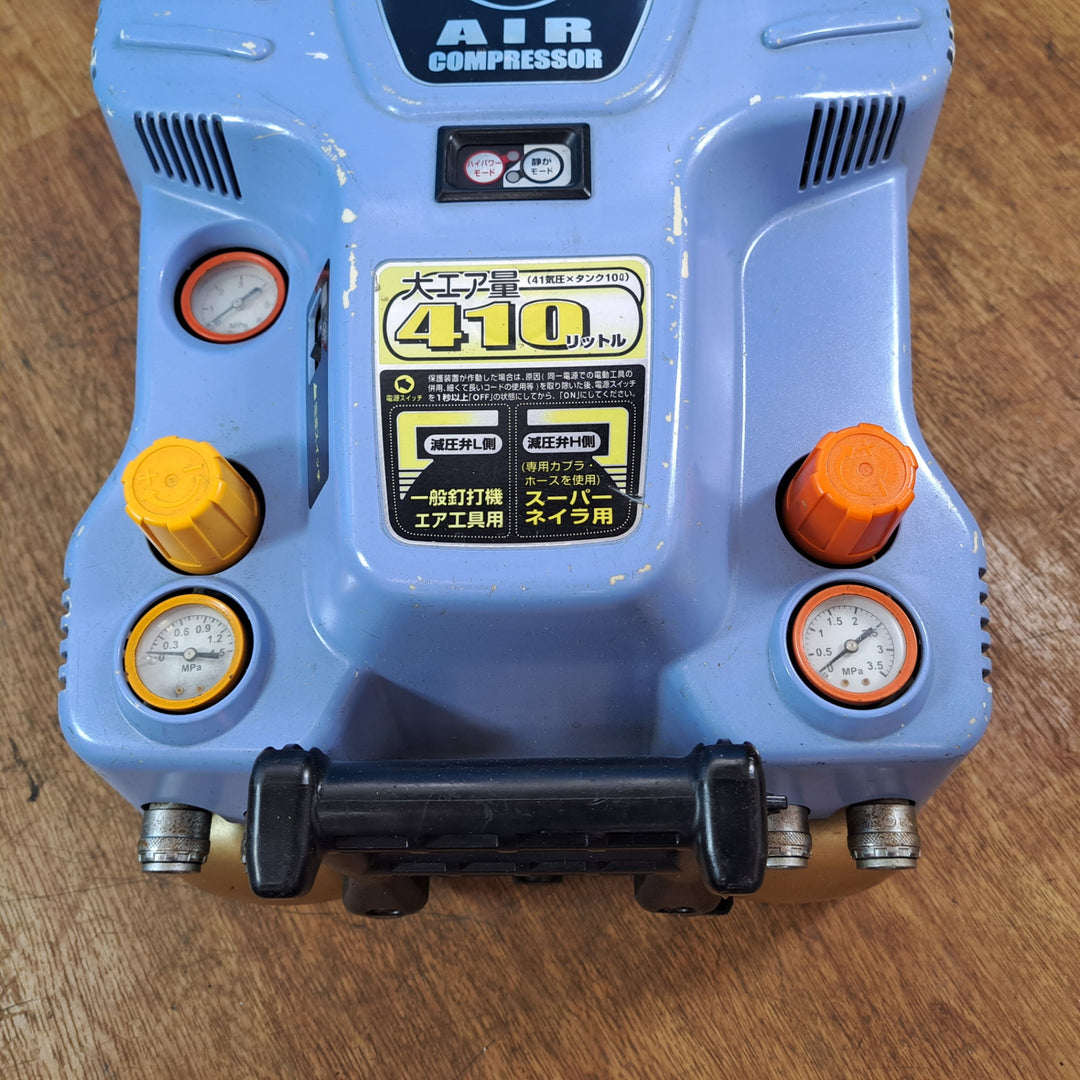 ★マックス(MAX) エアコンプレッサー AK-HL1210E2 充填時間5分30秒 水色【岩槻店】