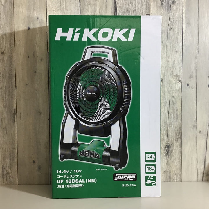 【未使用品】★即決価格★ハイコーキ HIKOKI コードレスファン UF18DSAL(NN)【戸田店】