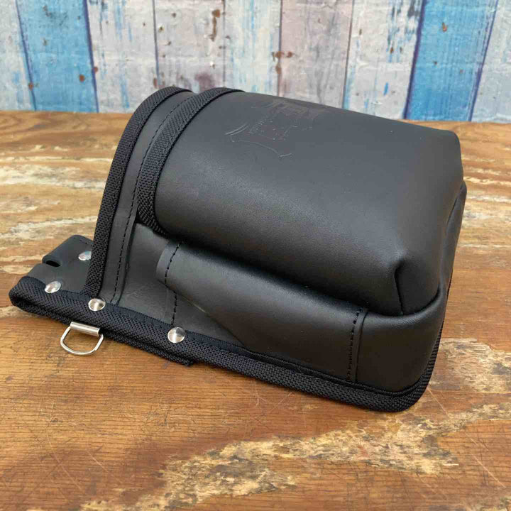 ◇ KNICKS ニックス 鳶職向仕様ツーウェイタイプヌメ革2段腰袋 KBS-201TB【柏店】