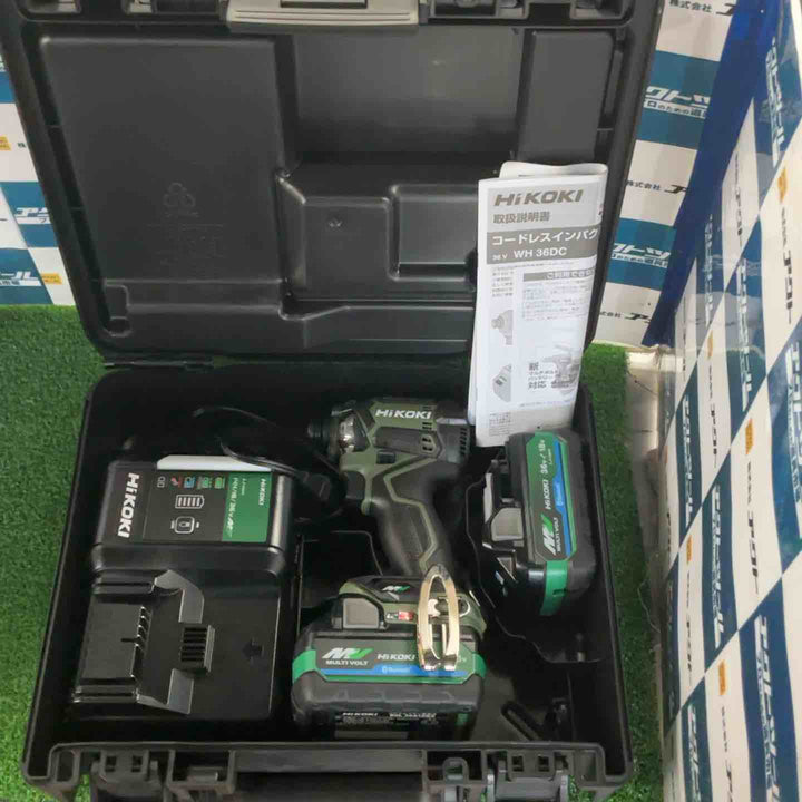 ★ハイコーキ(HIKOKI ※旧:日立工機) コードレスインパクトドライバー WH36DC(2XPSZ)(G)【草加店】