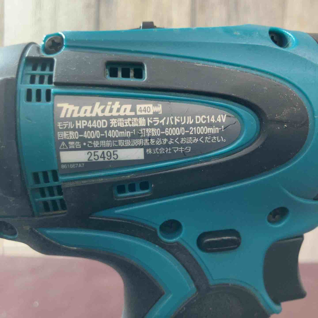 【中古品】マキタ(makita) コードレス震動ドリルドライバー HP440DZ バッテリー1個付属【東大和店】