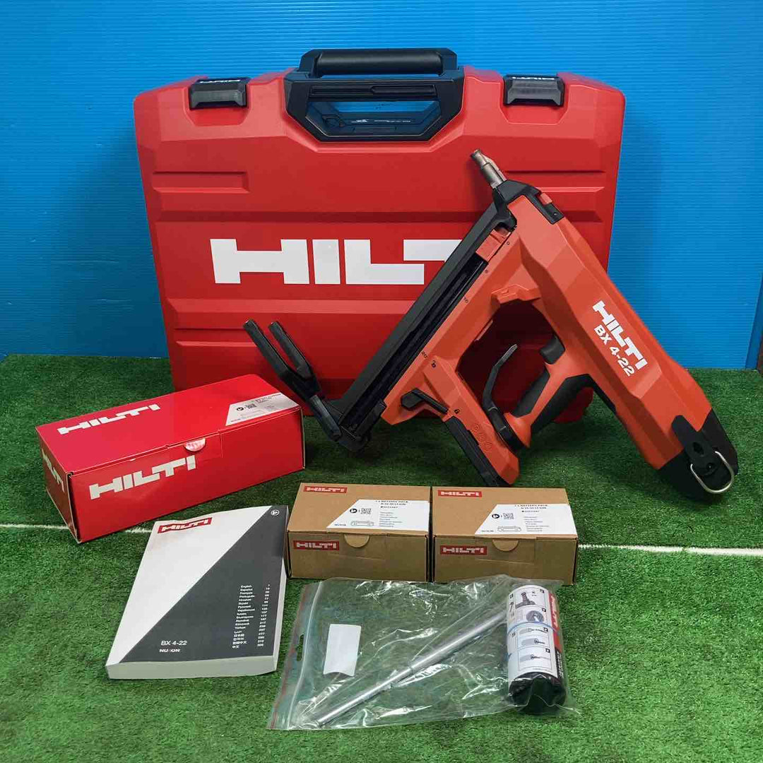 ★ヒルティ(Hilti) コードレスコンクリートネイラー(M&E版) BX 4-ME-22(フルセット バッテリー2個 22V 2.6Ah #3961806)【岩槻店】