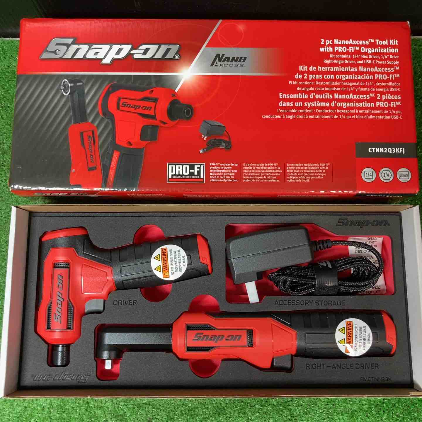 ◇スナップオン(Snap-on) ナノアクセス 電動ドライバーセット CTNN2Q3KFJ【岩槻店】 ◇スナップオン(Snap-on) ナノアクセス 電動ドライバーセット