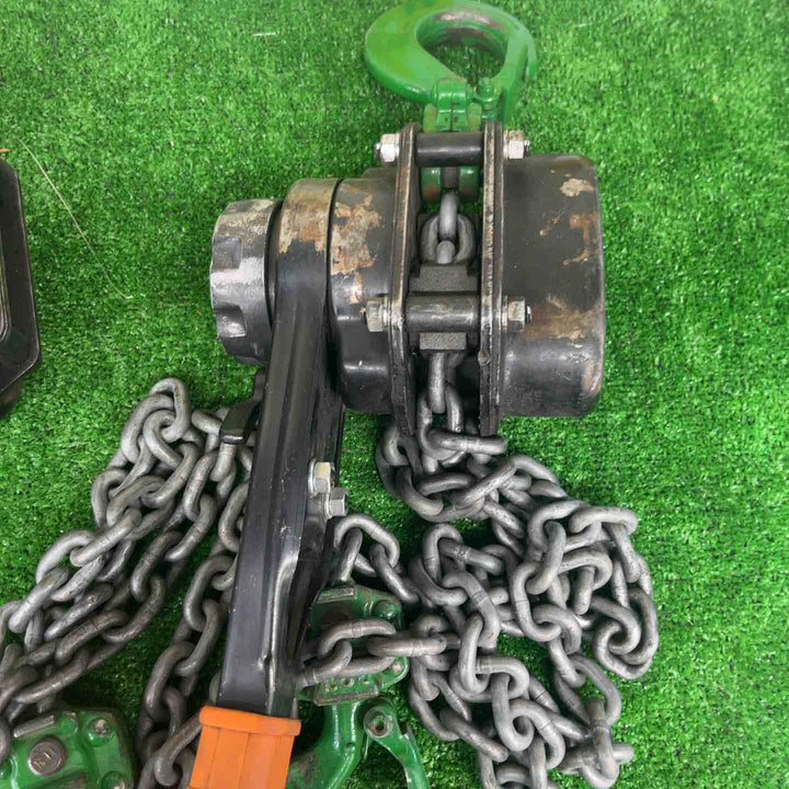 ◇　pa-man チェンプラー チェーンブロック1.6t 荷締機 AZ-160　2個セット【越谷店】