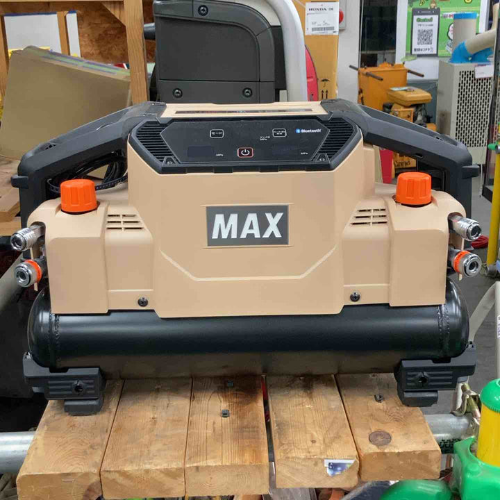 ★マックス(MAX) 高圧専用エアコンプレッサー AK-HH1310E_サンドベージュ【川崎店】