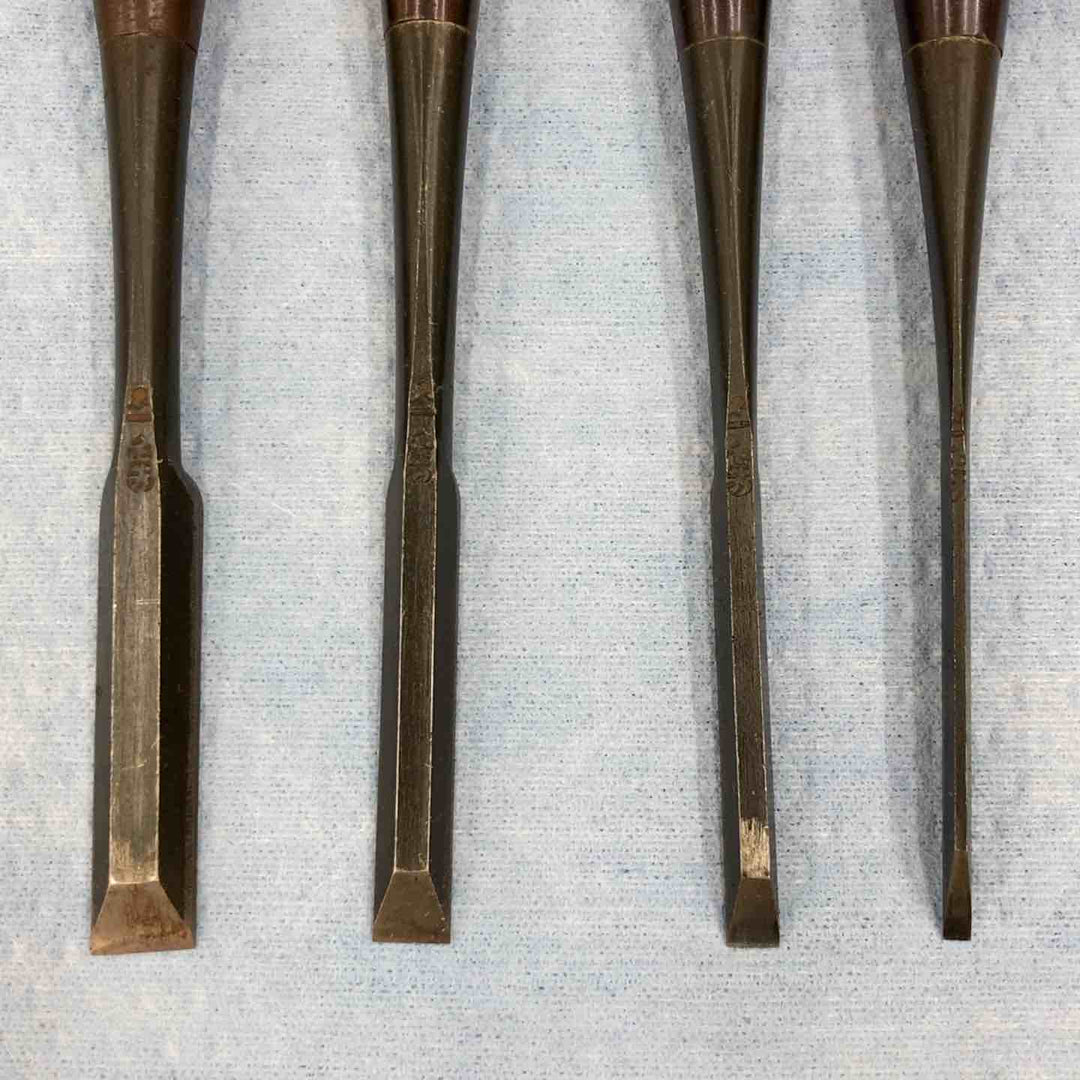【中古品】▼鑿 ノミ 10本組 叩き鑿 追い入れ鑿 『東一正芳』【柏店】