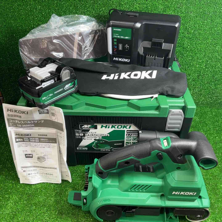 【未使用品】 ハイコーキ(HIKOKI ※旧:日立工機) コードレスベルトサンダー SB3608DA(XPZ) 【藤沢店】