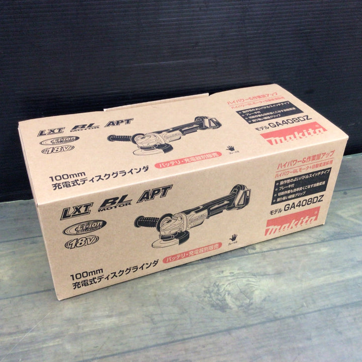 【未使用品】★マキタ(makita) 100mmコードレスディスクグラインダ GA408DZ【東大和店】