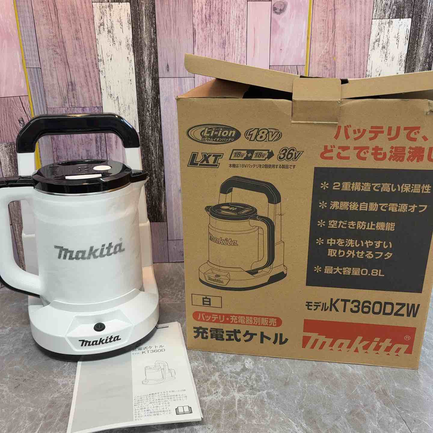 ☆マキタ(makita) コードレスケトル KT360DZW【川越店】 ☆マキタ