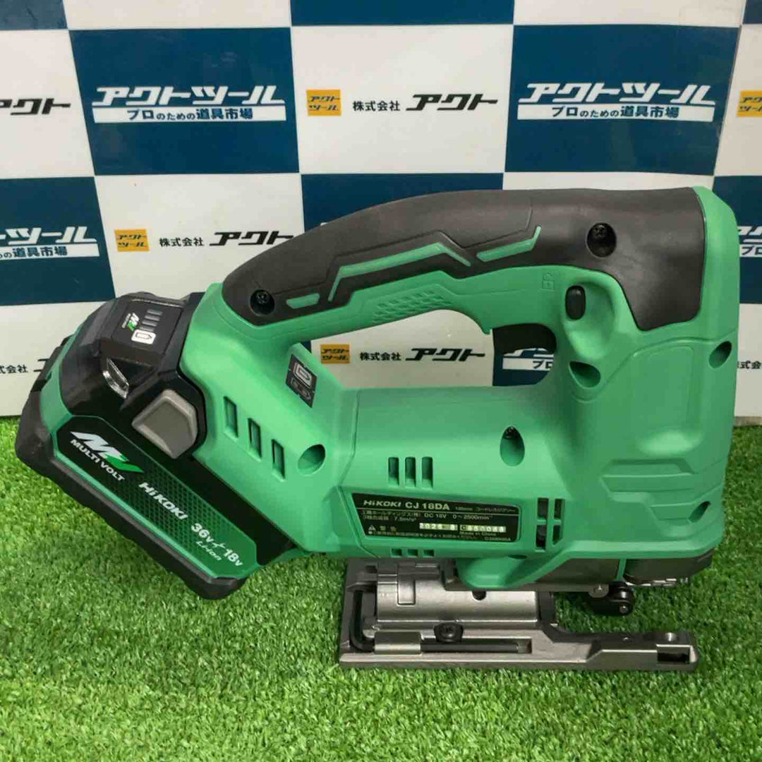 HiKOKI(ハイコーキ) 18V 充電式 ジグソー 蓄電池・充電器付 CJ18DA(XPZ)【草加店】