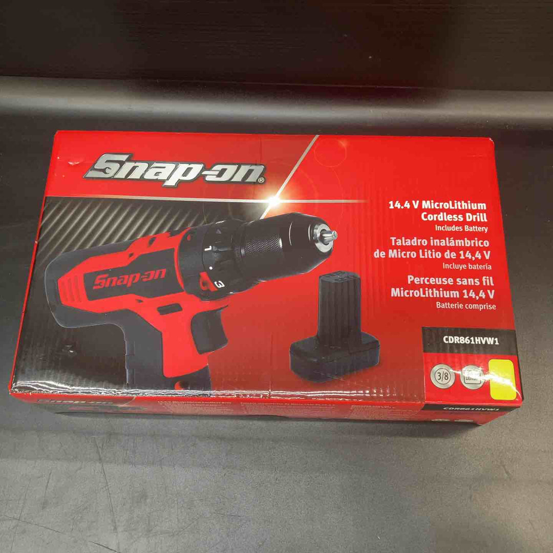 【未使用品】スナップオン(Snap-on) 14.4V コードレスドリル CDR861HVW1 本体+バッテリー1個セット【川越店】