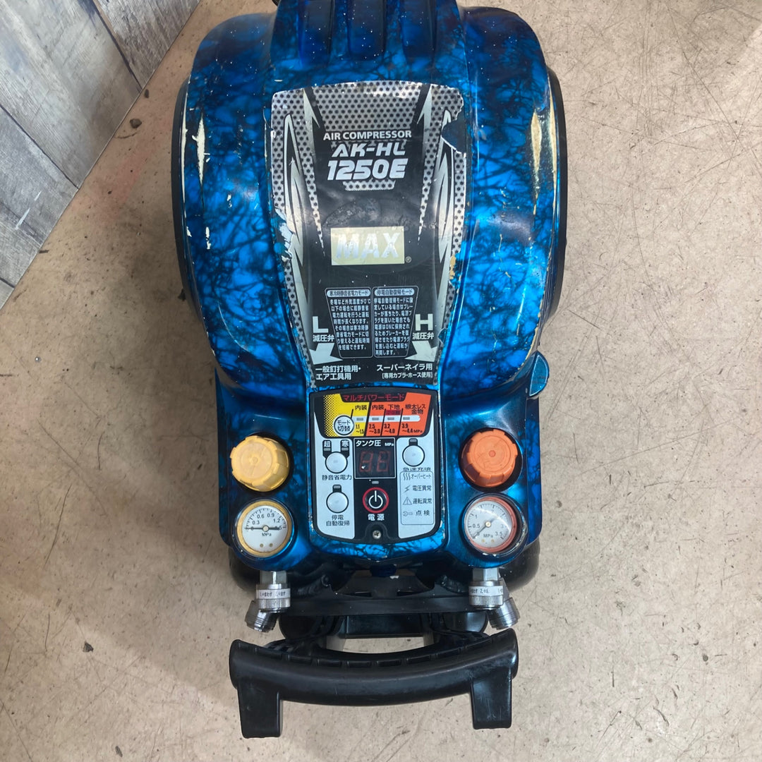 【中古品】◇マックス(MAX) エアコンプレッサー AK-HL1250E ガイアブルー 常圧 高圧【東大和店】