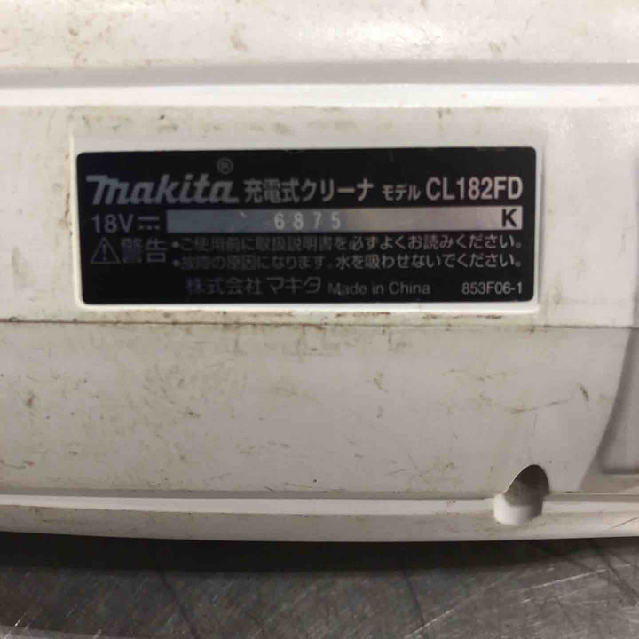 ★マキタ(makita) コードレスクリーナー CL182FDRFW【川口店】