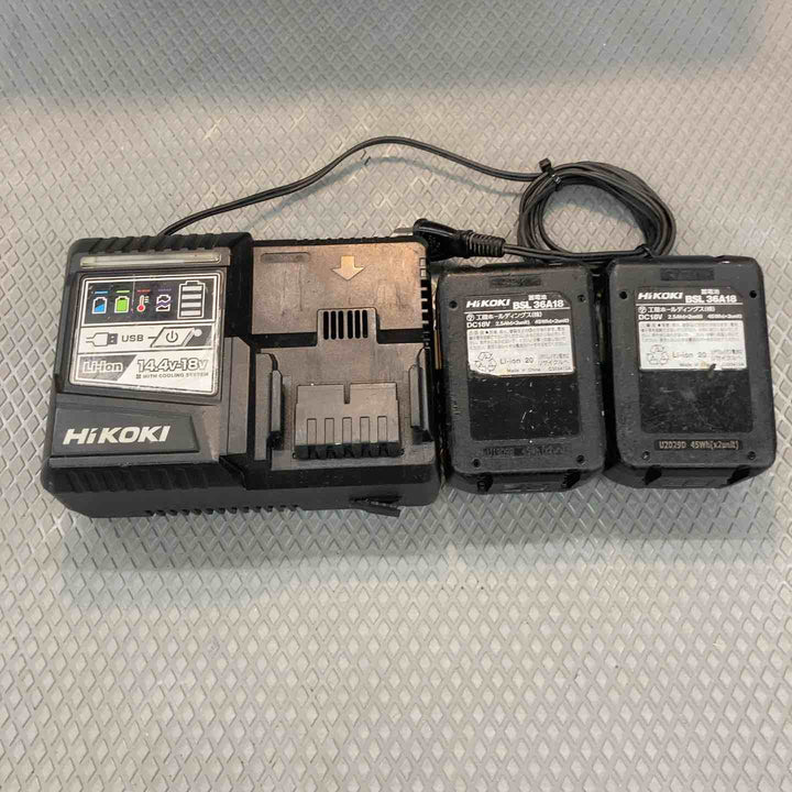 【中古品】ハイコーキ(HIKOKI ※旧:日立工機) コードレスインパクトドライバー WH36DC(2XPSZ)(B)【所沢店】